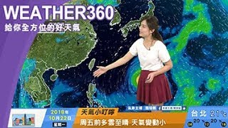 2018/10/22 玉兔颱風生成 北轉機會高 周五前大致穩定好天氣
