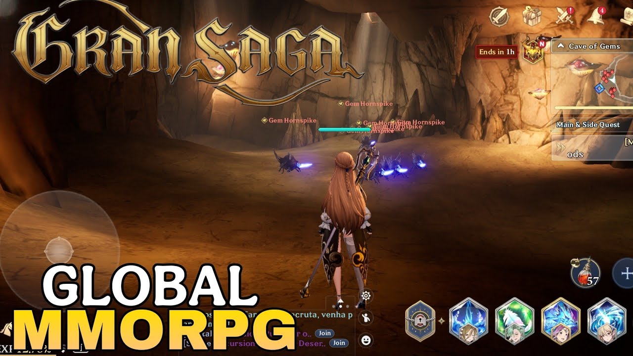 GRAN SAGA GAMEPLAY MMORPG FOR ANDROID/iOS - YouTube