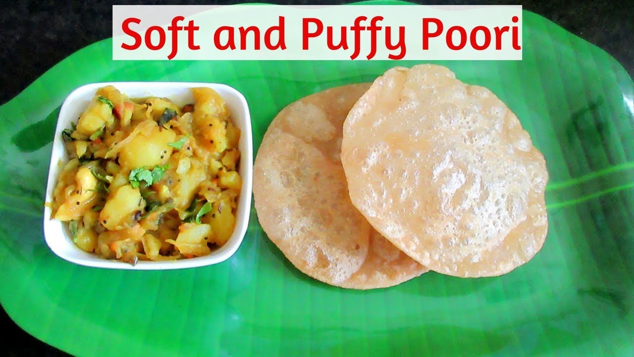 Poori Recipe in Tamil Soft and Puffy Poori Puri Tamil Food Corner