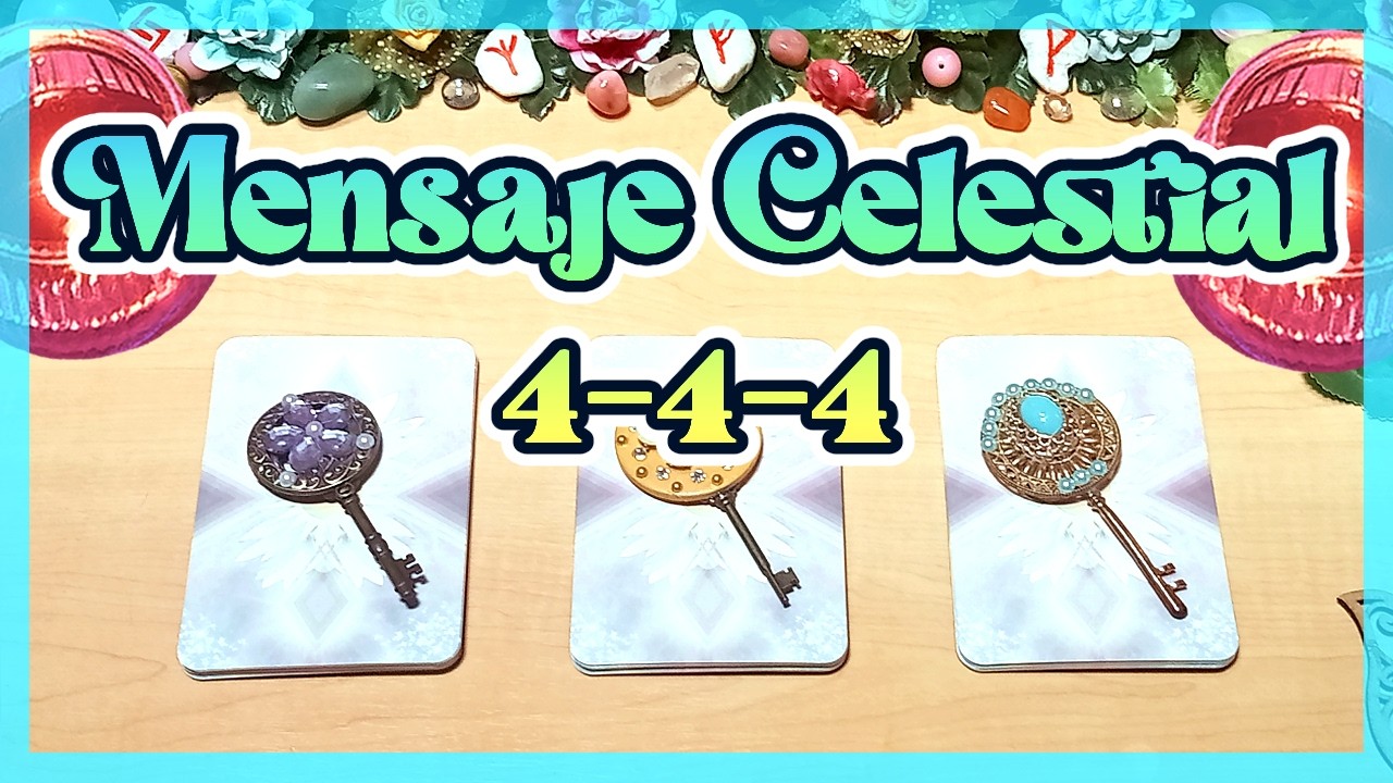 🔮 MENSAJE CELESTIAL 444🙏🙏🙏 tú equipo de luz tiene algo que decirte 🤗 ...