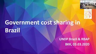 Webinar Discussion on Government Financing with UNDP Brazil 3 March 2020