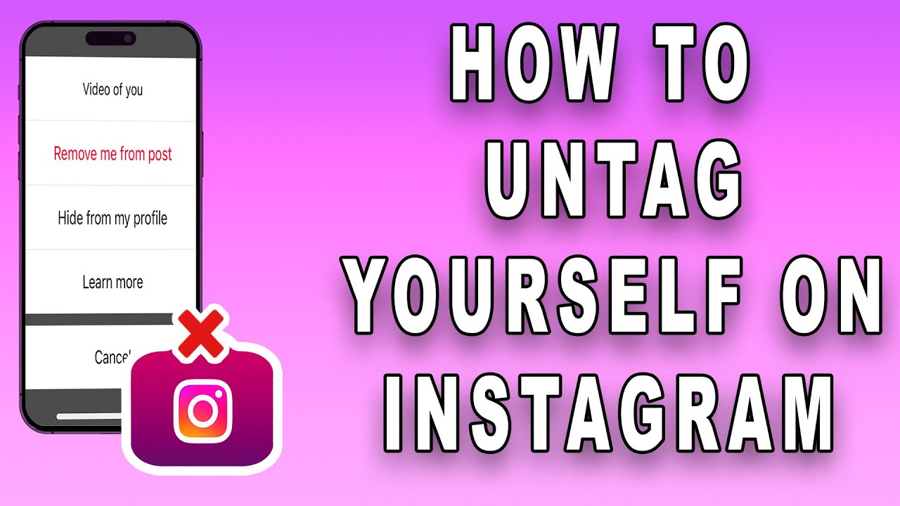 How to untag yourself on Instagram - YouTube