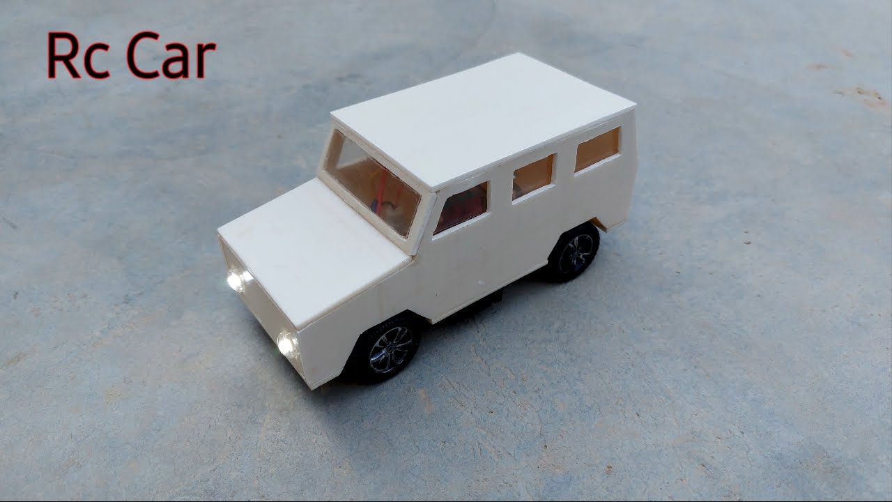 How to make a rc carfrom pvc pipeat home remote control car kaise banaen. YouTube