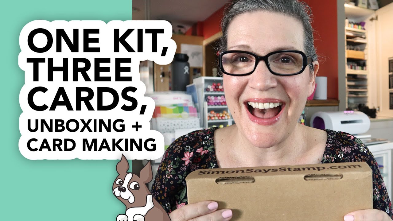 One Kit, Three Fun Cards! (unboxing and card making tutorial!)