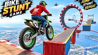 🔥 Impossible Bike Stunts 😱 | Crazy Mega Ramp & Sky Jump | Bike Stunt Game 🏍️💨 screenshot 1