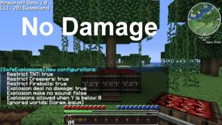 Minecraft - SafeExplosions Demonstration (v1.0.1.1)
