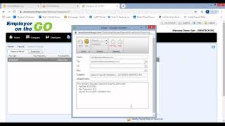 Employer on the GO Tutorial: Approve Payroll and Notify Provider