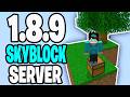 BEST SKYBLOCK Server For Minecraft 1.8.9! - Server IP