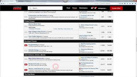 Warriorforum Internet Marketing Forum Tutorial | Step By Step Warriorforum Training Video