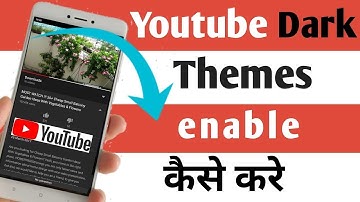 How to Enable YouTube Dark Mode/ Black Theme - No Apps ! No Root