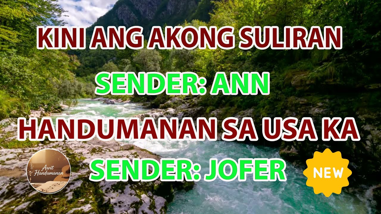 NEW NEW | Kini Ang Akong suliran ug Handumanan sa Usa Ka awit. - OCTOBER 23, 2025