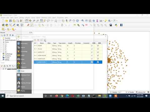 QGIS 8 Display Longitudes X and Latitudes Y columns in attribute table