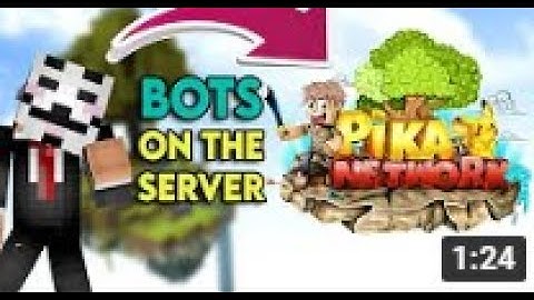 Bots vs PikaNetwork.net | ttProxy 🔥