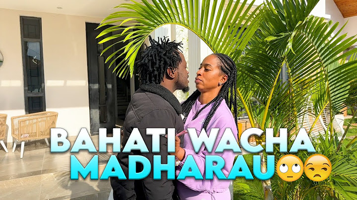 BAHATI DOES NOT LIKE TO BE TOLD THE TRUTH!!!
