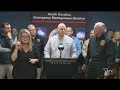 Winter Weather Event Press Conference - January 24, 2026