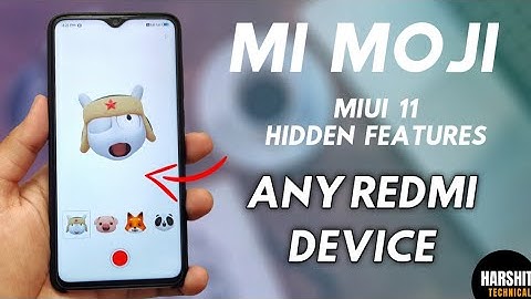 MIUI 11 Hidden Feature - Mi Moji Animated Live Sticker | Enable Mi Moji Secret Features