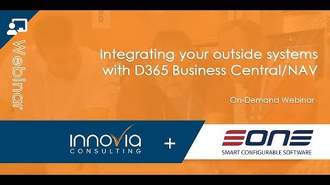 Integrating your outside systems with D365 Business Central NAV