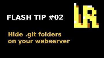 Linux Ronin Flash Tip #02 - Hiding .git folders on your web server