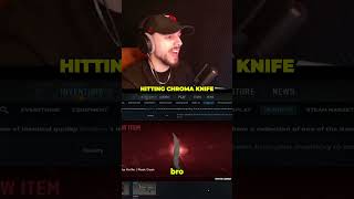 HITTING A CHROMA KNIFE #dimawallhacks