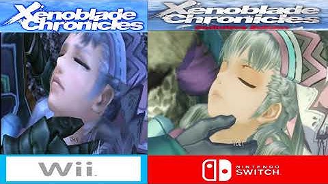 Xenoblade Chronicles: Original vs. Definitive Edition Comparison - An Unconscious Girl