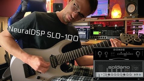 Quick Riffing with the NeuralDSP SLO-100! Crushing high-gain tone! (Preset included)