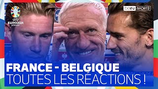 🏆 EURO 2024 : Griezmann, Deschamps, De Bruyne, Rabiot... Les REACTIONS après France - Belgique !