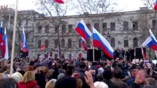 Севастополь. Митинг 23 февраля 2014