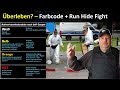 Messerei Bielefeld + Run Hide Fight + Farbskala Jeff Cooper