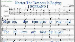 Master The Tempest Is Raging  (Palmer - Baker) [v2] Soprano