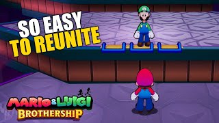 How to reunite the separated Mario and Luigi in Fortress Zokket - Mario & Luigi Brothership