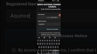 How To Check Kcse Results Online/Result.knec.ac.ke