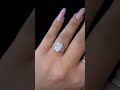 3CT Radiant Cut Lab Grown Diamond Engagement Ring with Emerald Sidestones | By Karaters