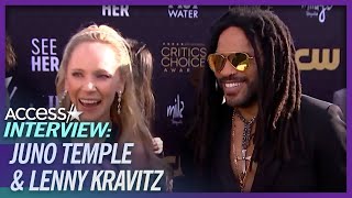 Lenny Kravitz Crashes Juno Temple Intv To Fan Out Over 'Ted Lasso'