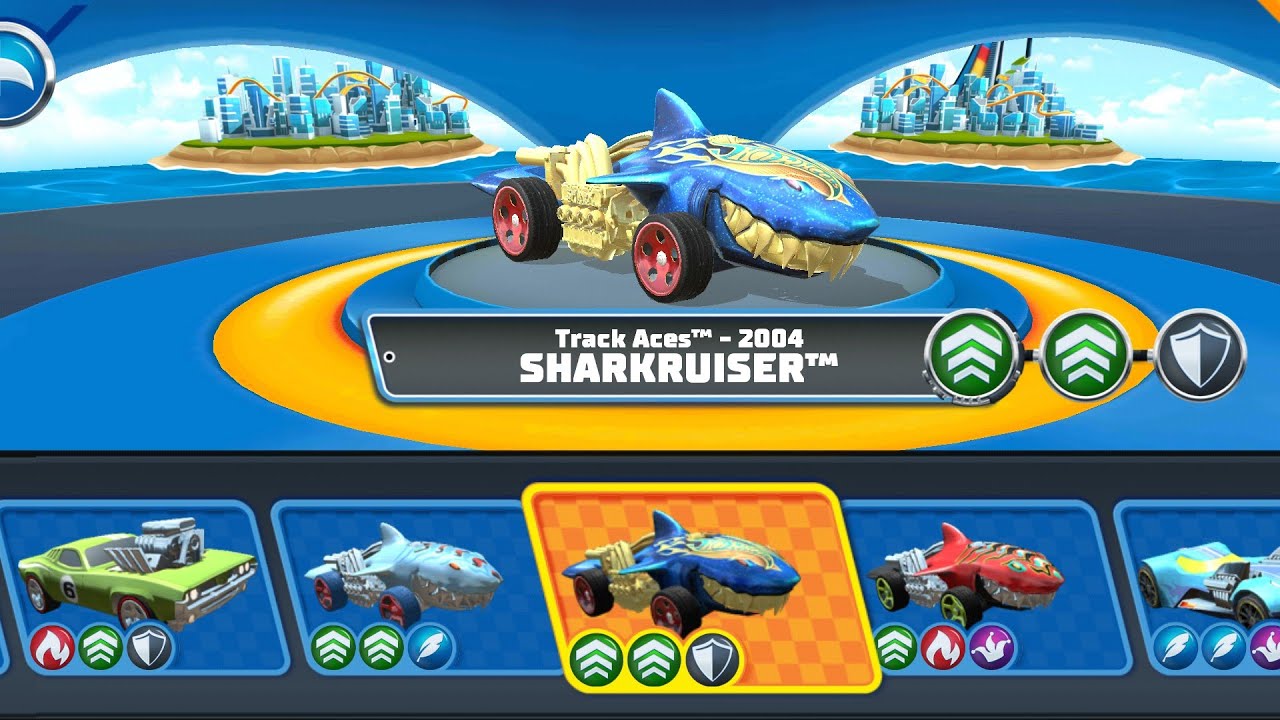 Hot Wheels Unlimited Random Tracks Challenge Track Aces Sharkruiser Stunt Race Android IOS Gameplay