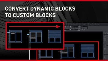 Convert Dynamic Blocks and Custom Blocks