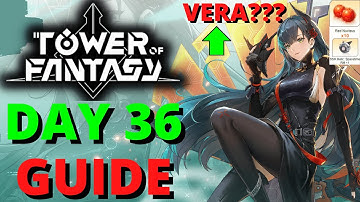 Tower Of Fantasy FREE RED NUCLEUS Guide Day 36 Claudia Artificial Island 1.5 Global Vera Soon?