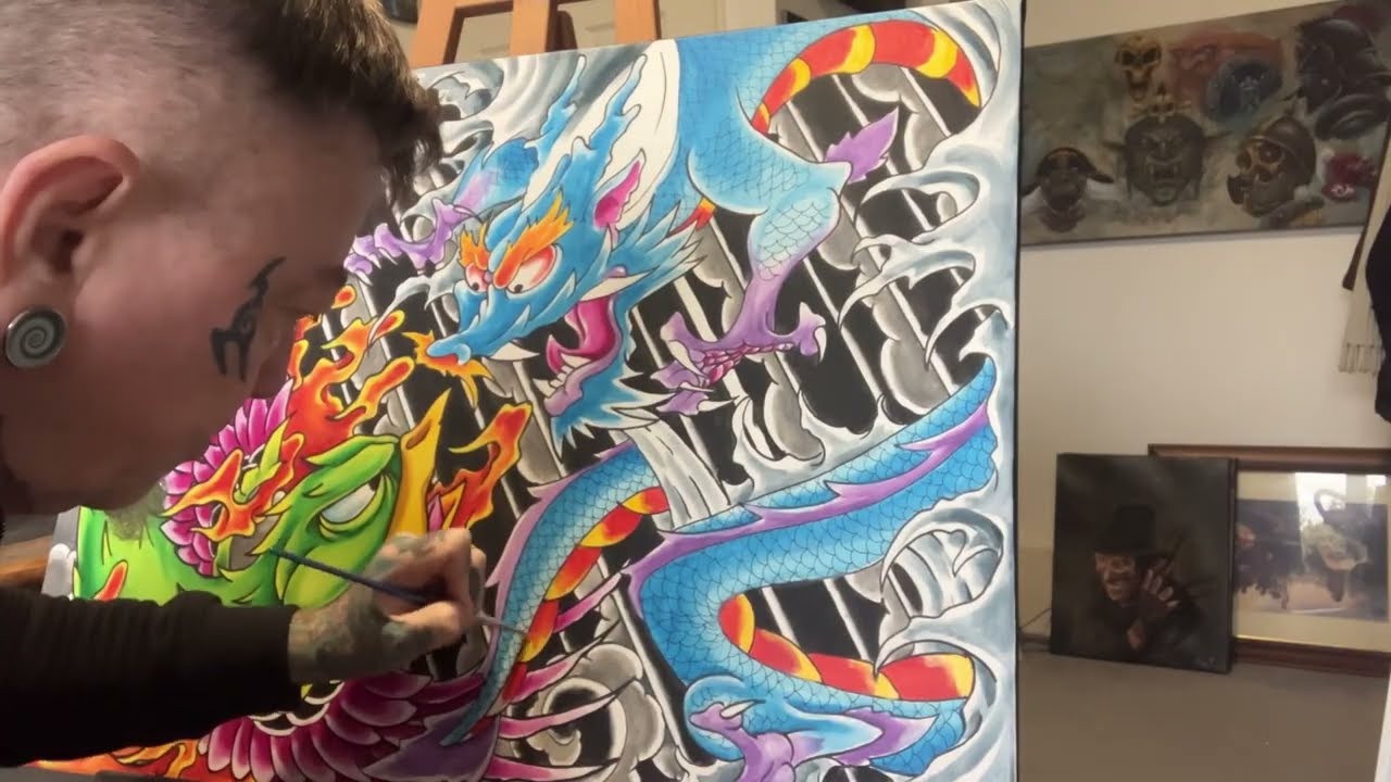 Phoenix vs Water Dragon 