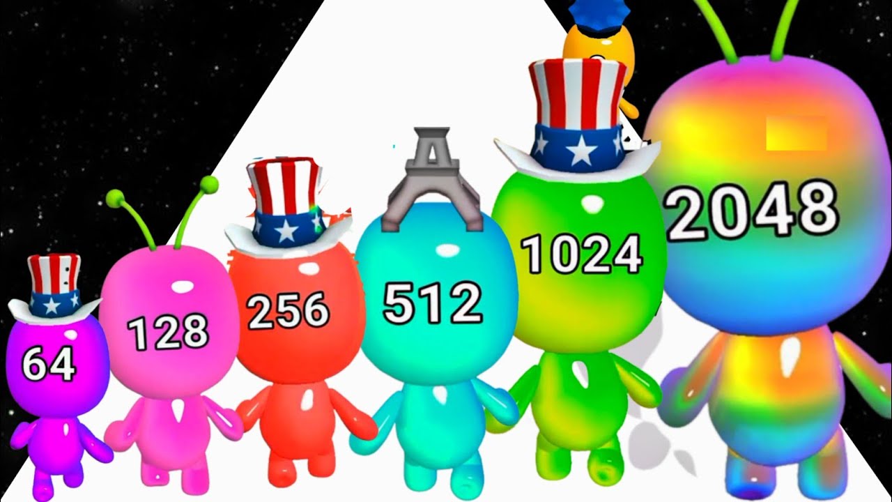 Man Runner 2048 vs Cat Evolution - Gameplay Walkthrough (Android, iOS) Infinity Run