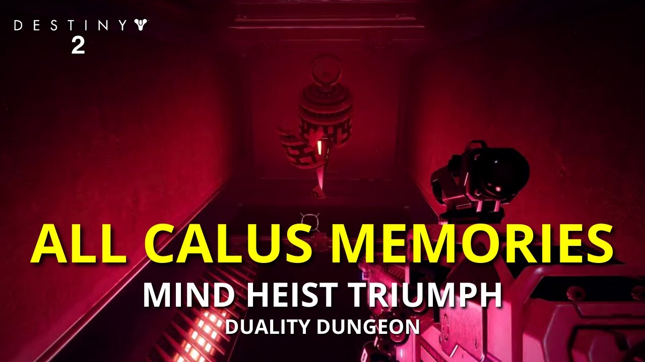 All Calus Repressed Memories *DUALITY DUNGON* Mind Heist Triumph | Destiny 2 (PS5)