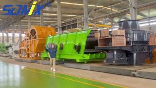 CRUSHERS, CRUSHING AND SCREENING PLANTS, QUARRY-RECYCLING-AGGREGATE  HYBRID-DIESEL-ELECTRIC SDMIX
