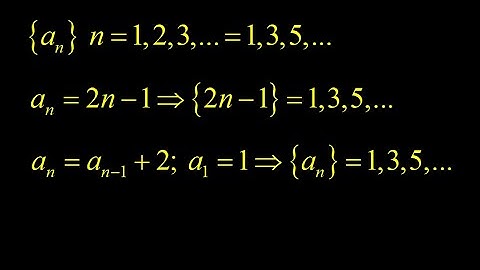 Infinite sequences introduction:  expanded form, explicit form and recurrence relation.