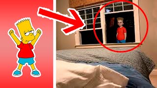 5 BART SIMPSON Captados en CÁMARA En la VIDA REAL