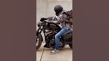 Thumbnail of Black beauty || Harley Davidson 😀 || Iron 883  21MILLION🔥#viral #trending #harleydavidson
