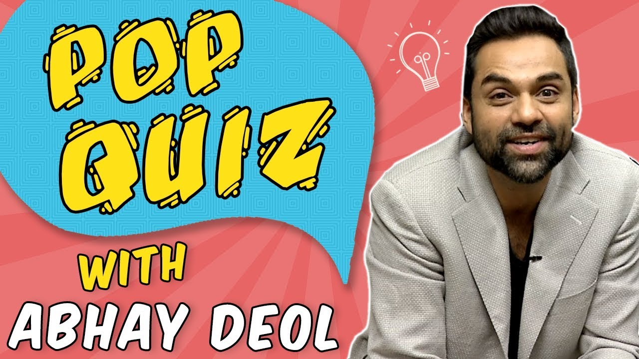 Abhay Deol Makes Up Funny Full Forms | Plays Pop Quiz | Nanu Ki Jaanu
