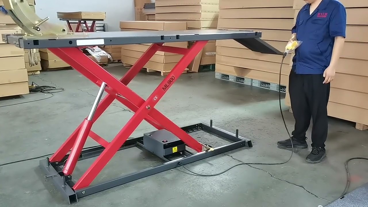 900kg lifting capacity motorcycle scissor lift