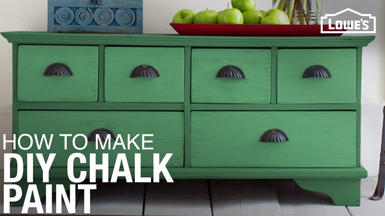 How To Make Diy Chalk Paint Youtube