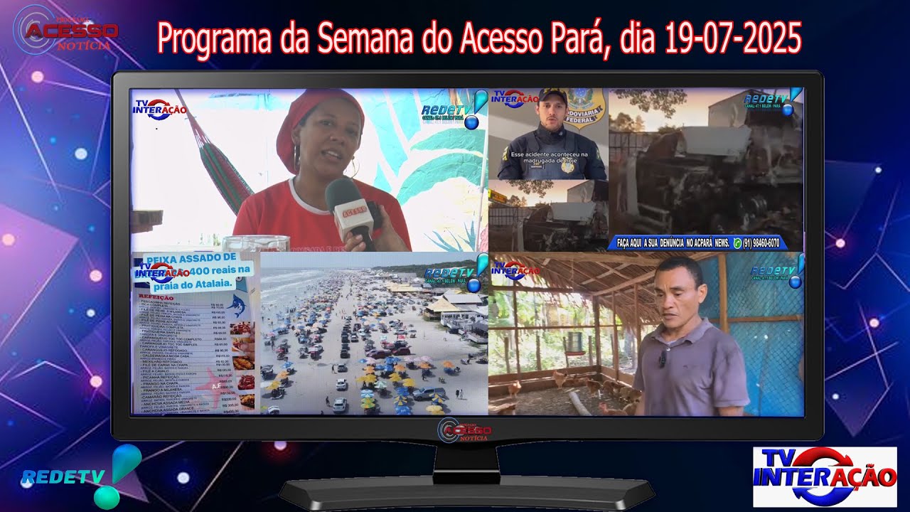 19/07/2025 – ACIDENTE COM ALUNOS UFPA / AÇAIZAL, PESCA E GALINHA CAIPIRA NO PARÁ/ FÉRIAS EM COTIJUBA
