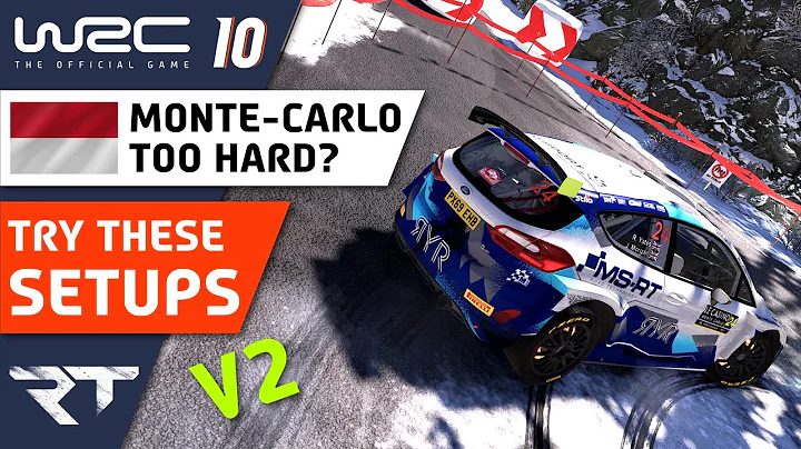 WRC 10 | Ford Fiesta Rally2 | Rallye Monte-Carlo SETUPS V2