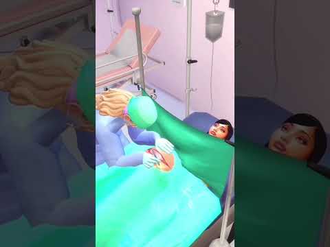C-section pregnancy PANDASAMA realistic birth mod sims 4 #sims4 #sims4cc #csectionrecovery