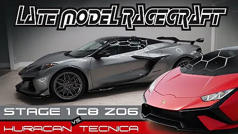 2023 Corvette Z06 vs Lamborghini Huracán Tecnica | Stage 1 Package Dyno + Race Test!